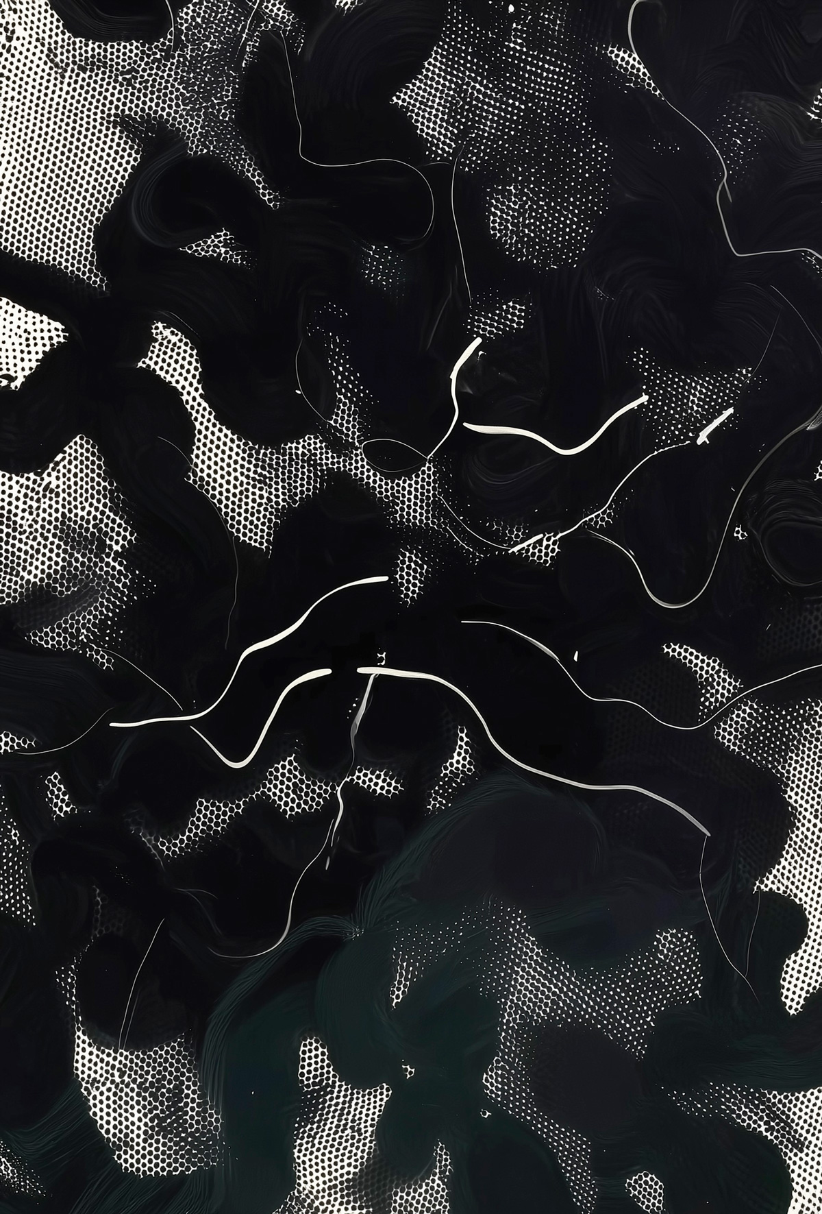 Abstract mixed media artwork and album art design by Toronto artist Elaine Stam, featuring bold compositions and experimental textures